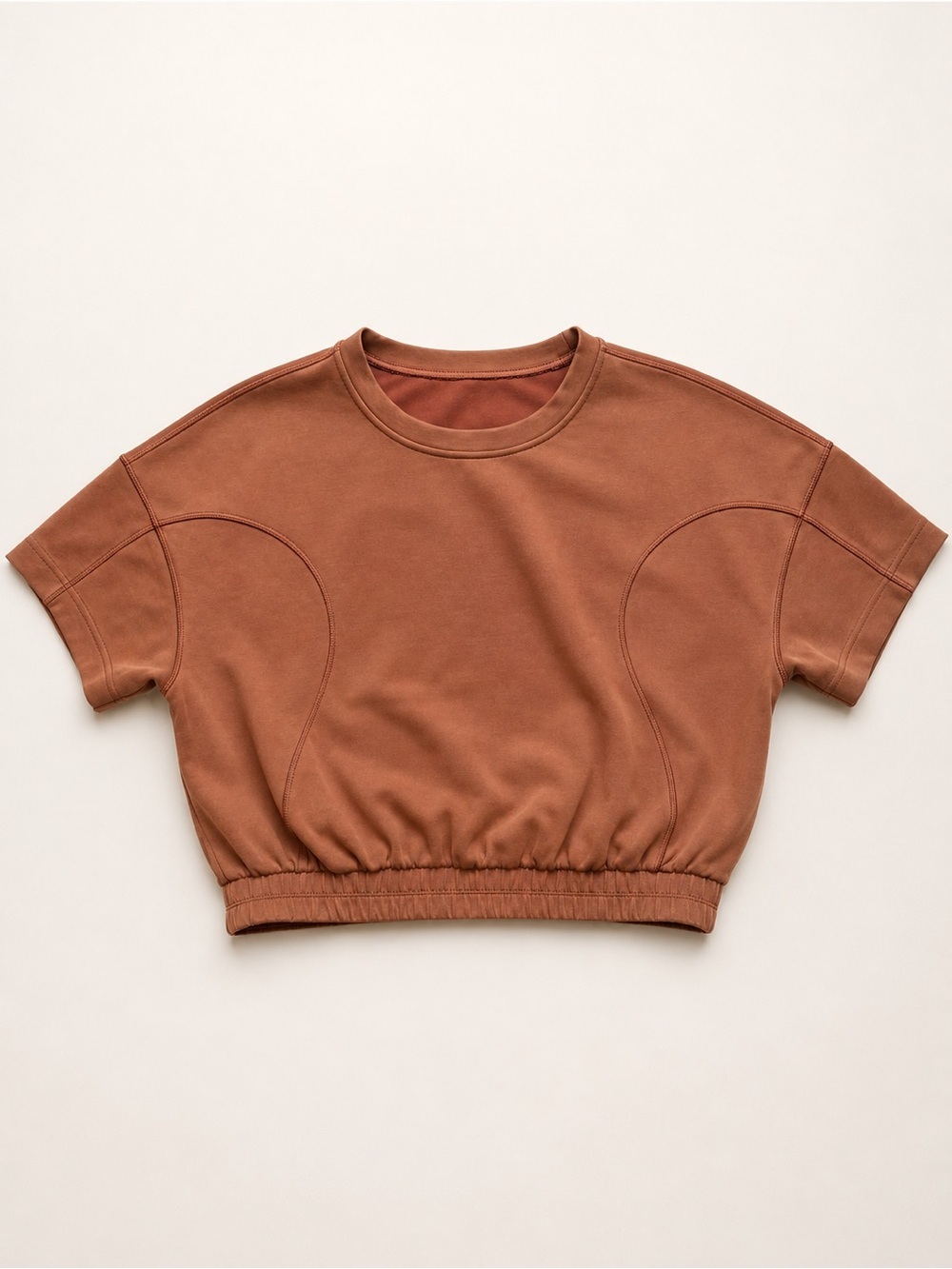 Lululemon Softstreme Gathered T-Shirt Ancient Copper Size 8​
